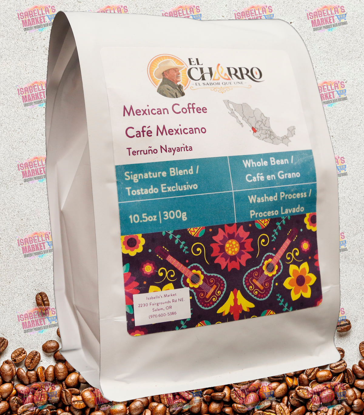 EL CHARRO Caffe Tostado Exclusivo Grano